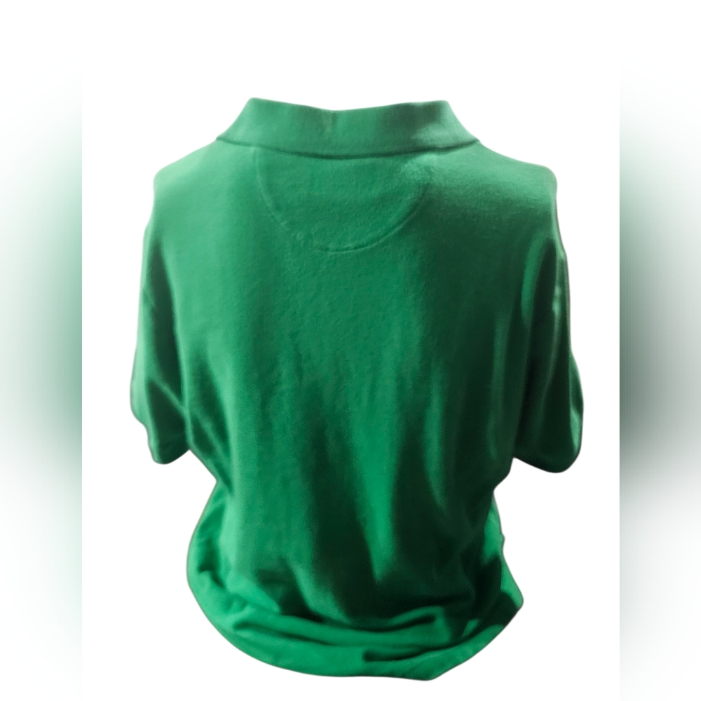 Chaps Vibrant Green‎ Polo Shirt Size Large - Picture 4 of 6
